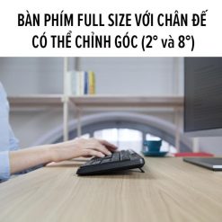 Bộ bàn phím và chuột không dây MK315 Quiet