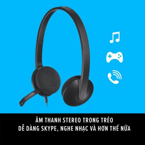 Tai nghe chụp tai logitech H340