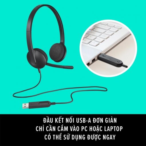 Tai nghe chụp tai logitech H340