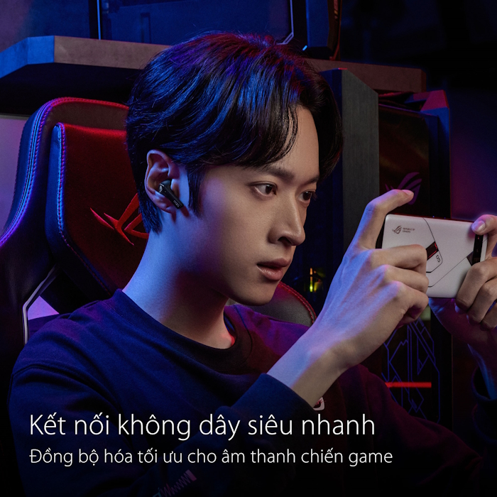 Tai nghe gaming không dây ASUS ROG Cetra True Wireless