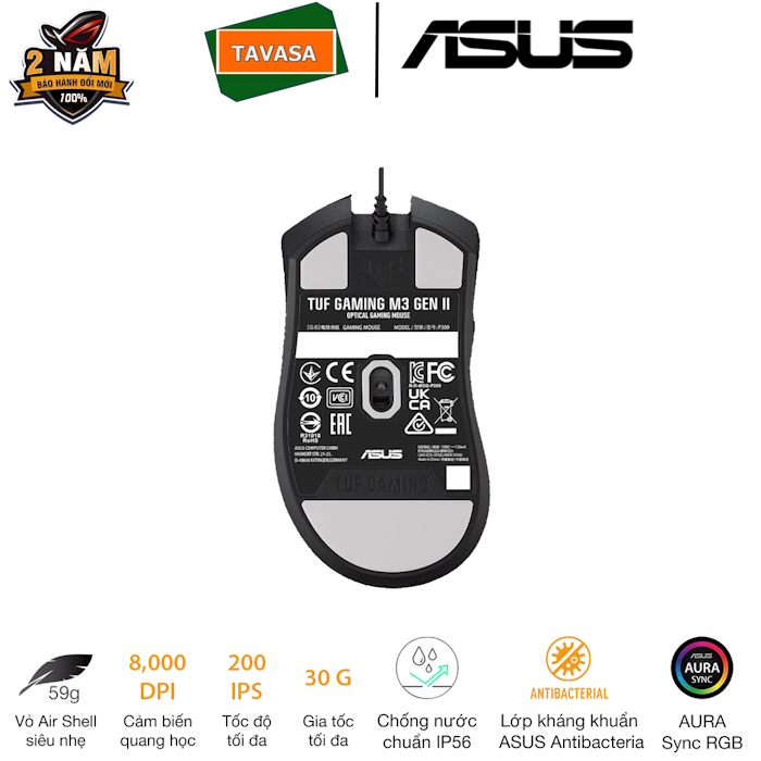 TUF-GAMING-M3-Gen-II-06 Chuột gaming có dây ASUS TUF Gaming M3 Gen II