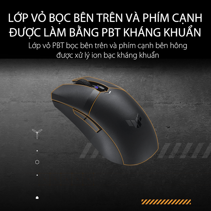 Chuột gaming không dây ASUS TUF Gaming M4 Wireless