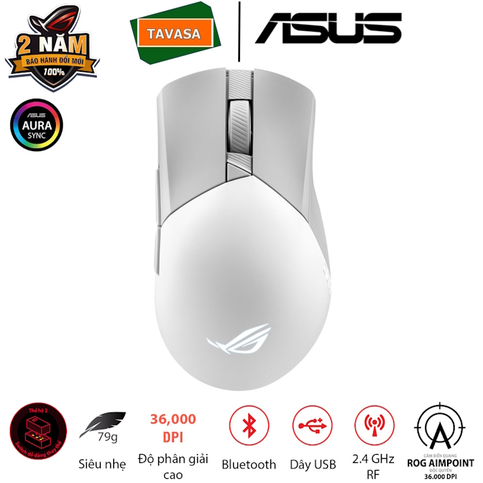 Chuột gaming không dây ASUS ROG Gladius III Wireless AimPoint