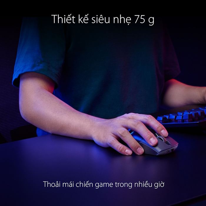 Chuột gaming không dây ASUS ROG Keris Wireless AimPoint