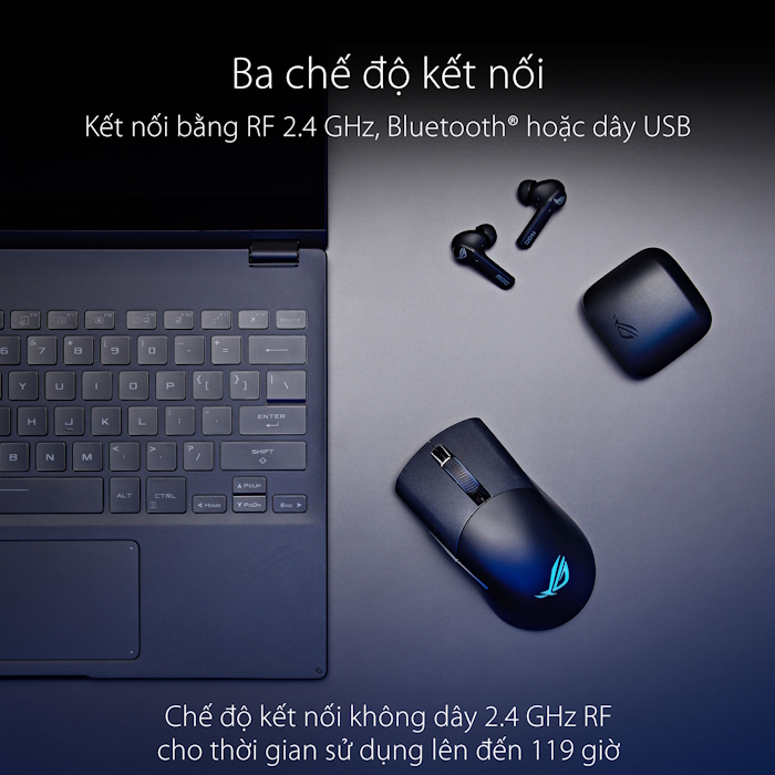Chuột gaming không dây ASUS ROG Keris Wireless AimPoint