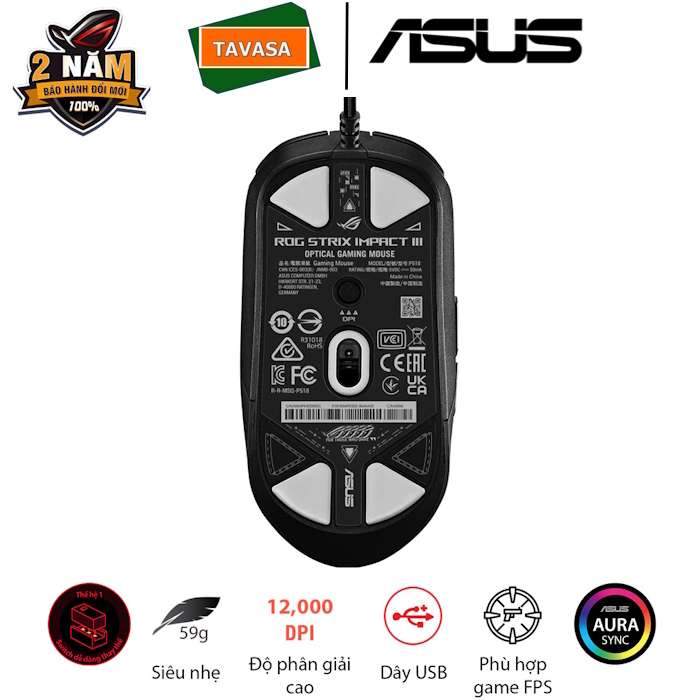ROG-STRIX-IMPACT-III-02 Chuột gaming ASUS ROG Strix Impact III