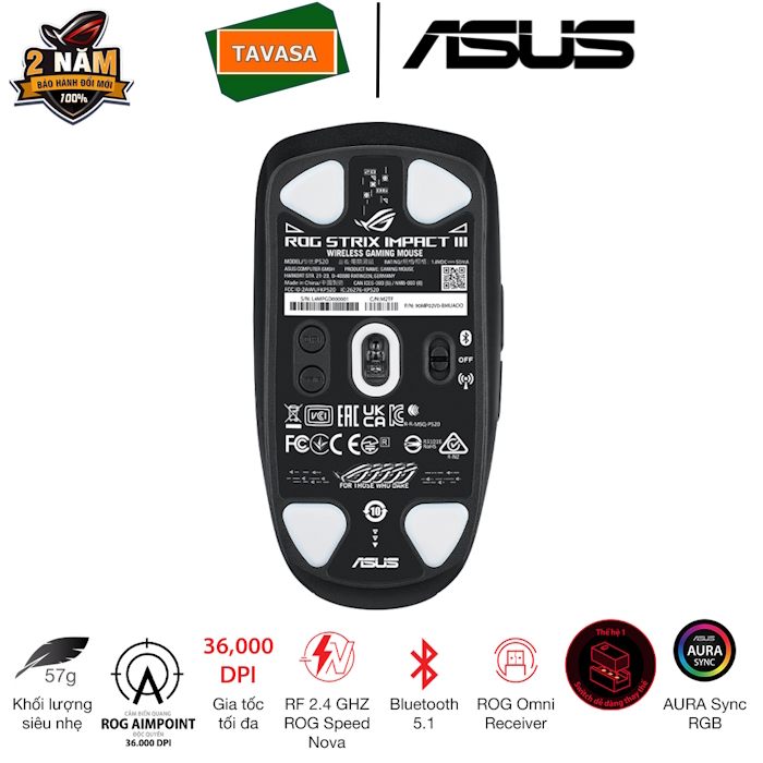ROG-STRIX-IMPACT-III-WIRELESS-06 Chuột gaming ASUS ROG Strix Impact III Wireless
