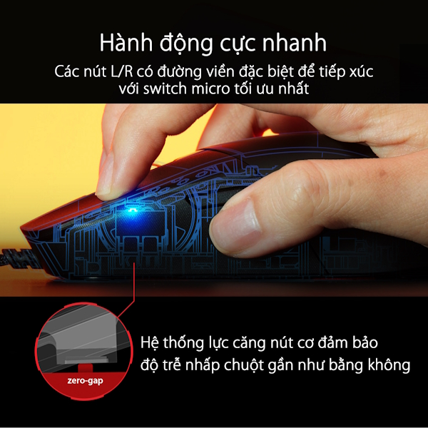 Chuột gaming ASUS ROG Strix Impact III