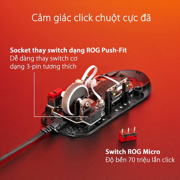 Chuột gaming ASUS ROG Strix Impact III