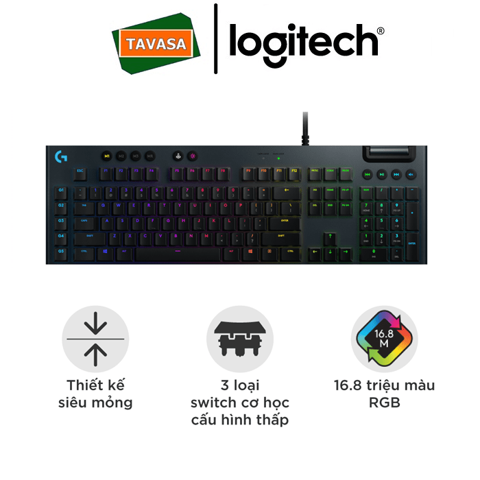ban-phim-gaming-logitech-g813 bàn phím gaming g813 logitech