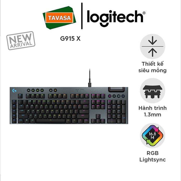 Bàn phím G915 X Logitech