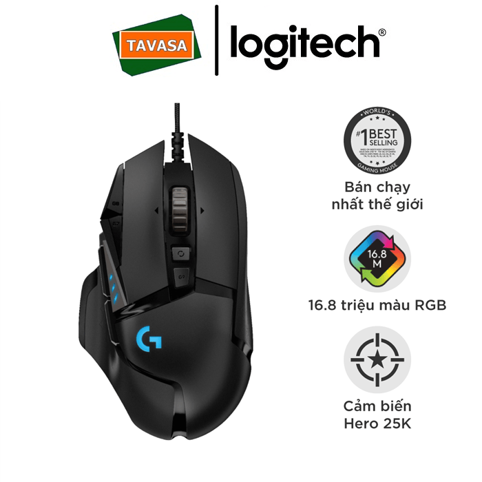 Chuột gaming g502 hero logitech