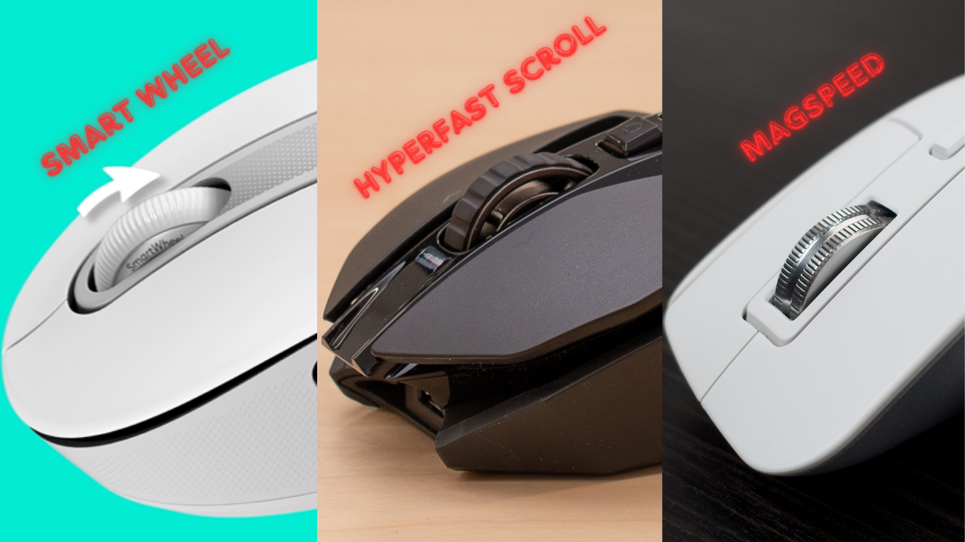 Phân biệt các công nghệ cuộn siêu nhanh của Logitech