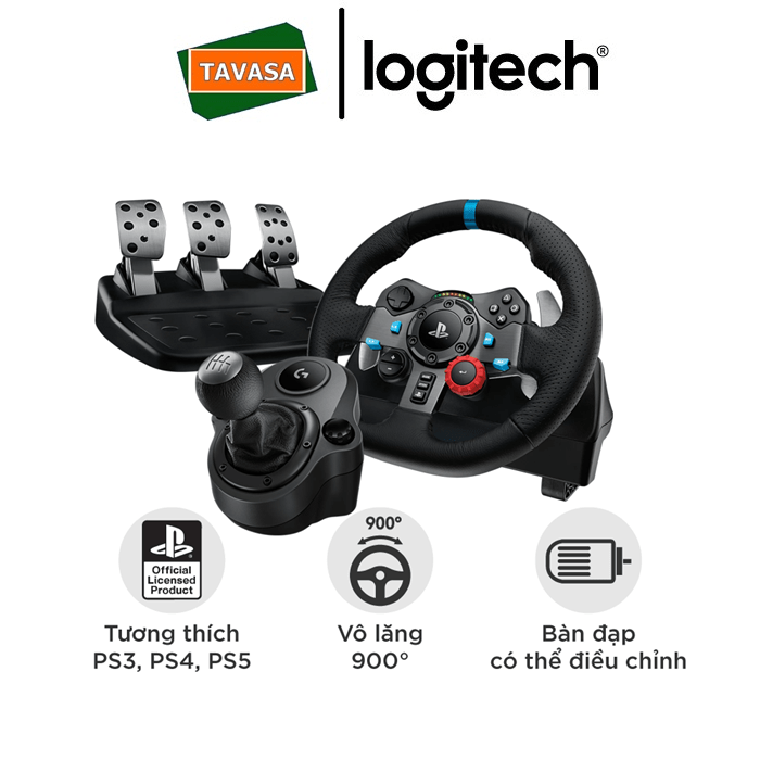 combo vô lăng g29 và cần số shifter logitech