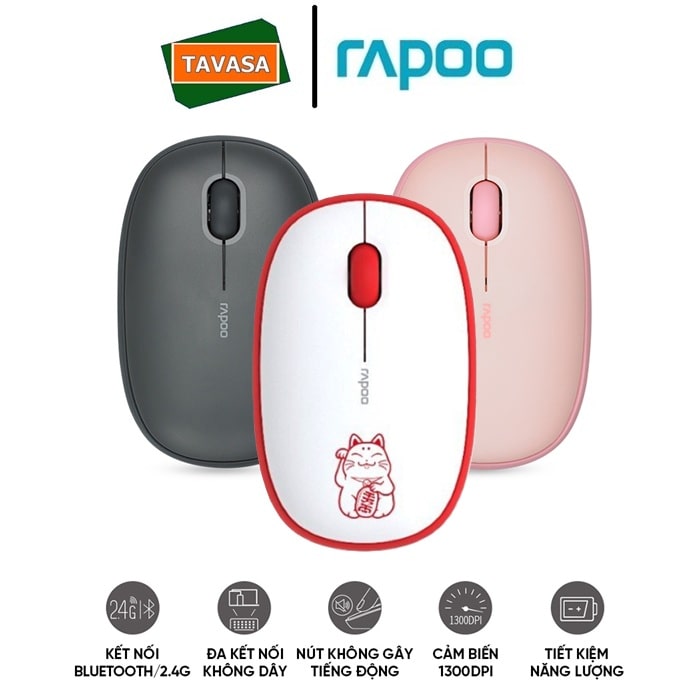 chuột không dây rapoo m650