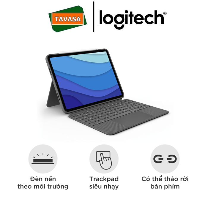 combotouch cho ipad pro 11inch và 12inch logitech