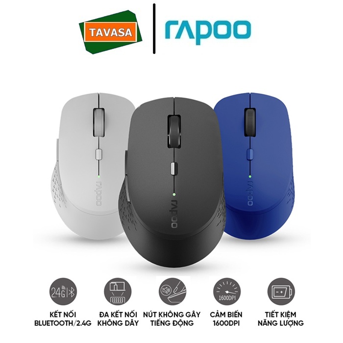 chuột khôgn dây rapoo m300 silent