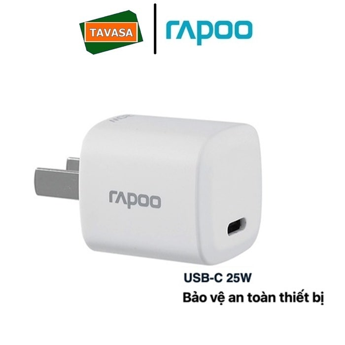 củ sạc nhanh rapoo pa20