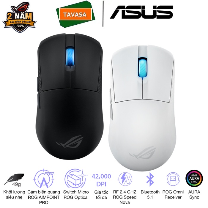 chuột gaming asus rog harpe ace mini