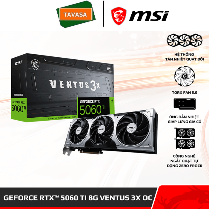 MSI-GeForce-RTX™-5060-Ti-8G-VENTUS-3X-OC